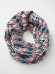 FatFace Teal Blue Frankie Snood - Image 1 of 2