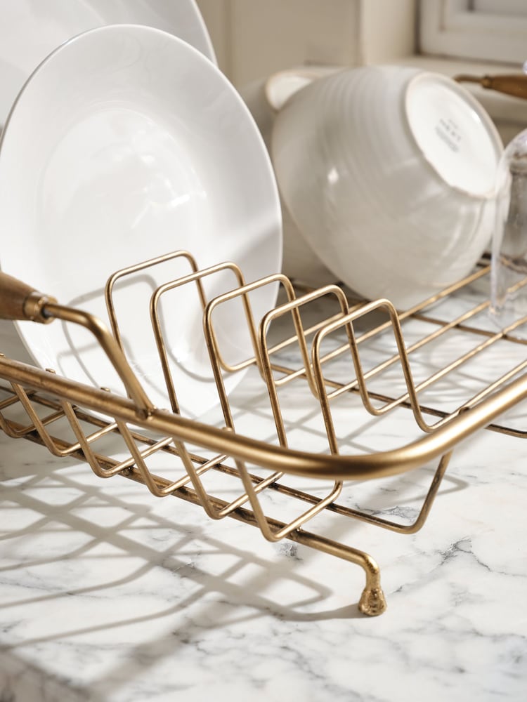 Antique Gold Dish Drainer - Image 4 of 4