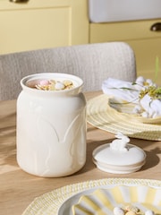 White Bunny Biscuit Jar - Image 3 of 4