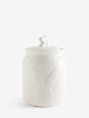 White Bunny Biscuit Jar - Image 4 of 4