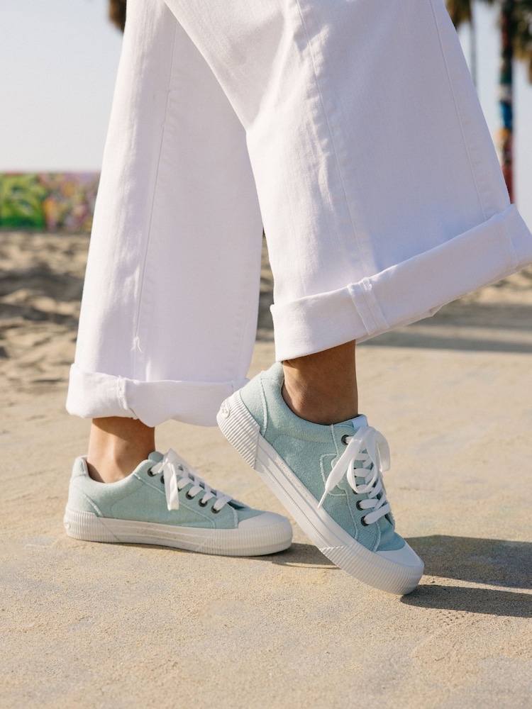 Rocket Dog Blue Cheery Skirball Jersey Lace Shoes - Image 1 of 10 Rocket Dog Blue Cheery Skirball Jersey Lace Shoes - Image 1 of 10