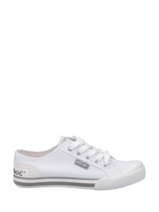 Rocket Dog Jazzin Plimsoll White Shoes - Image 1 of 5