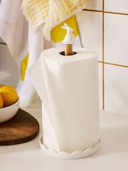 White Bunny Kitchen Roll Holder - Image 1 of 5