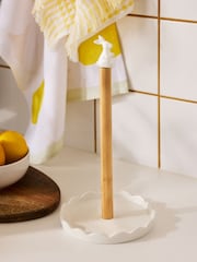 White Bunny Kitchen Roll Holder - Image 3 of 5