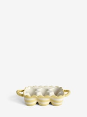 Yellow/White Stripe Egg Holder - Image 4 of 6