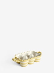 Yellow/White Stripe Egg Holder - Image 5 of 6