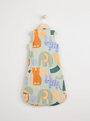 Sage Jungle Baby 2.5 Tog 100% Cotton Sleep Bag - Image 2 of 8