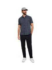 Sealskinz Blue Walsoken Short Sleeve UV Protection Wave Print Shirt - Image 5 of 6