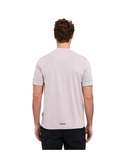 Sealskinz Purple Sisland T-Shirt with Stripe Neck And Cuffs - Image 3 of 6