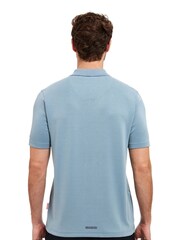 Sealskinz Blue Shipdham Polynosic Zip Polo Shirt - Image 3 of 6