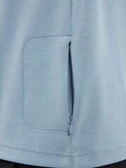 Sealskinz Blue Shipdham Polynosic Zip Polo Shirt - Image 4 of 6