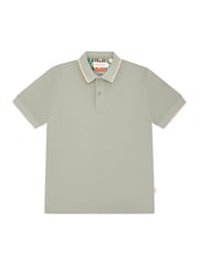 Sealskinz Green Stalham Polynosic Tipped Collar Polo Shirt - Image 6 of 6