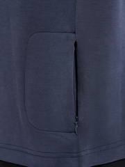 Sealskinz Blue Stalham Polynosic Tipped Collar Polo Shirt - Image 4 of 6