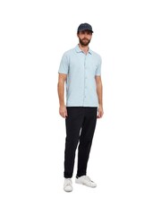 Sealskinz Blue Walsoken Short Sleeve UV Protection Rain Drop Print Shirt - Image 5 of 6