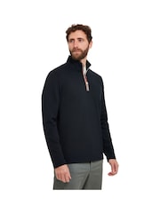Sealskinz Blue Tatterset Plain Long Sleeve Quarter Zip Sweatshirt - Изображение 1 из 6
