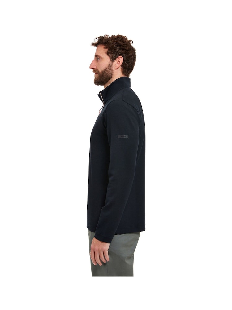 Sealskinz Blue Tatterset Plain Long Sleeve Quarter Zip Sweatshirt - Изображение 2 из 6