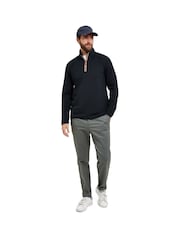 Sealskinz Blue Tatterset Plain Long Sleeve Quarter Zip Sweatshirt - Изображение 5 из 6