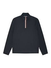 Sealskinz Blue Tatterset Plain Long Sleeve Quarter Zip Sweatshirt - Изображение 6 из 6