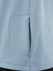 Sealskinz Blue Shipdham Polynosic Zip Polo Shirt - Image 4 of 6