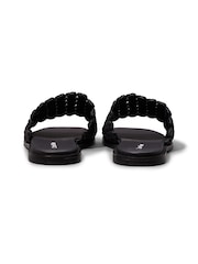 Calvin Klein Black Flat Slides - Image 2 of 5
