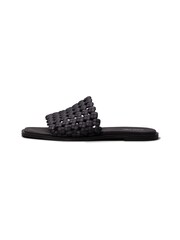 Calvin Klein Black Flat Slides - Image 3 of 5