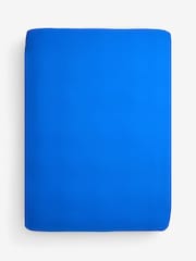 Blue Pure 144 Thread Extra Deep Fitted Count 100% Cotton Sheet - Image 3 of 3