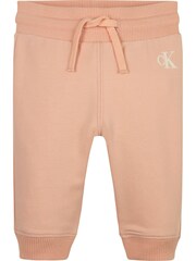 Calvin Klein Pink Logo Joggers Set - Image 2 of 2