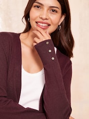 Friends Like These Red Edge To Edge Cardigan - Image 2 of 4