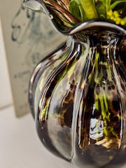 Nina Campbell Brown Tortoise Shell Confetti Vase - Image 5 of 5