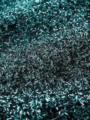 Dark Green Sparkle Tinsel Short Sleeve Knitted T-Shirt Jumper - Image 6 of 7