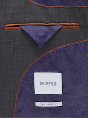 Skopes Grey Tailored Fit Farnham Suit Jacket - Image 5 of 5