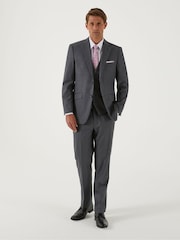 Skopes Grey Farnham Single Breasted Suit: Waistcoat - Image 2 of 5