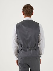 Skopes Grey Farnham Single Breasted Suit: Waistcoat - Image 3 of 5