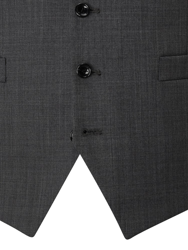 Skopes Grey Farnham Single Breasted Suit: Waistcoat - Image 5 of 5