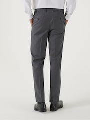 Skopes Grey Tailored Fit Farnham Suit: Trousers - Image 2 of 6