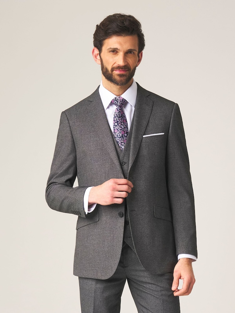 Skopes Grey Tailored Harcourt Suit Jacket - Image 3 of 6