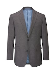 Skopes Dark Grey Tailored Fit Harcourt Suit Jacket - Image 8 of 8