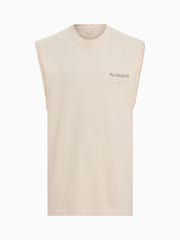 Футболка из 100% хлопка с короткими рукавами и круглым вырезом Allsaints - Image 8 of 8