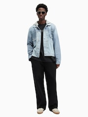 AllSaints Black Chester Sweatpant - Image 2 of 7