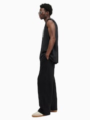 AllSaints Black Chester Sweatpant - Image 4 of 7