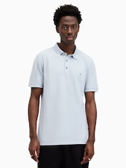 AllSaints Black Reform Short Sleeve Polo Shirts 2 Pack - Image 2 of 7