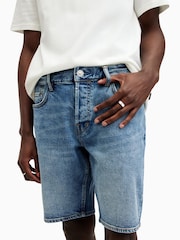 AllSaints Blue Switch Shorts - Image 5 of 9