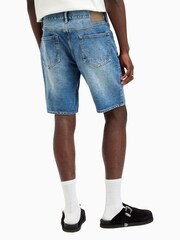 AllSaints Blue Switch Shorts - Image 7 of 9