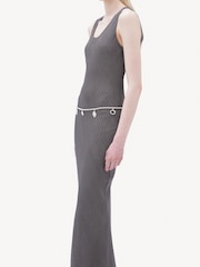 Remain Grey Bias Cut Maxi Dress - Image 4 of 5