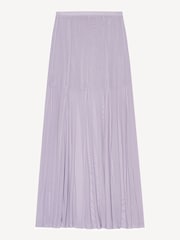 Remain Purple Pleated Midi Mesh Skirt - Image 5 of 7