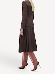 Remain Pleated Brown Skirt - Image 2 of 6