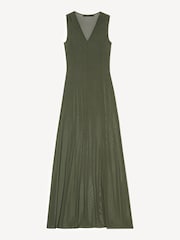 Remain Green Mesh Maxi A-Line Dress - Image 4 of 5