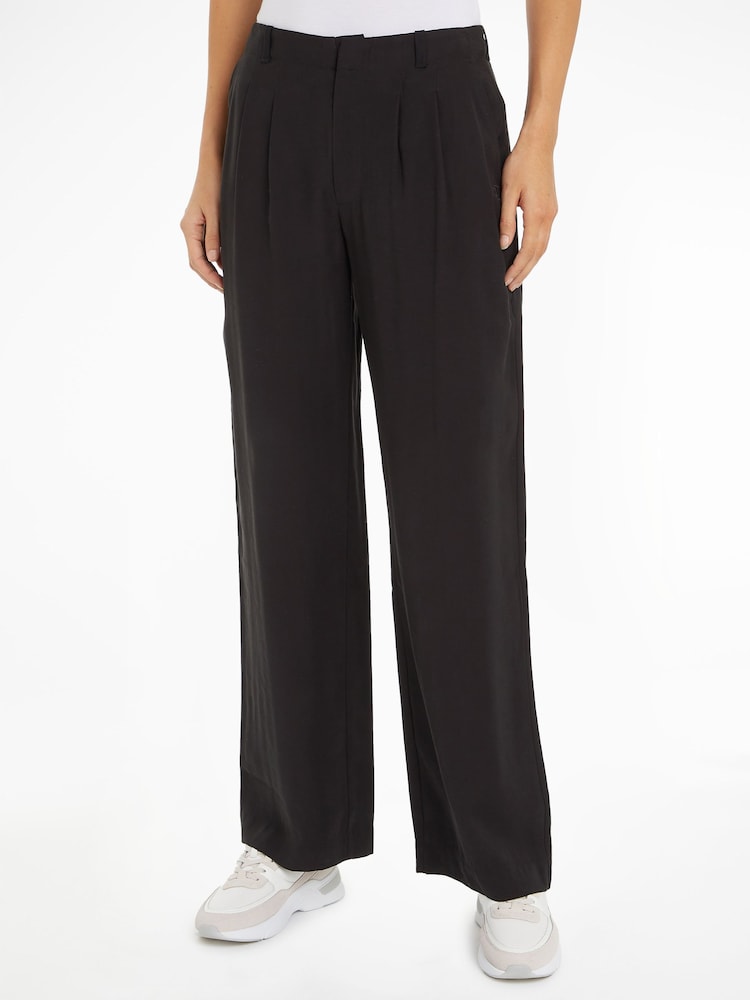 Calvin Klein Jeans Viscose Relaxed Chino Pants - Image 1 of 6 Calvin Klein Jeans Viscose Relaxed Chino Pants - Image 1 of 6