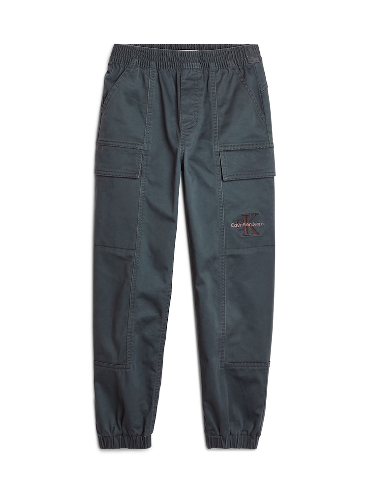 Calvin Klein Grey Essential Woven Cargo Joggers - Image 5 of 5 Calvin Klein Grey Essential Woven Cargo Joggers - Image 5 of 5