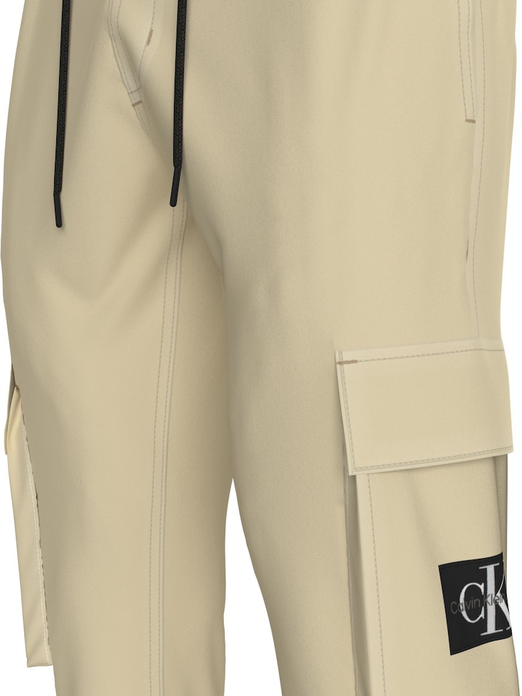 Calvin Klein Jeans Skinny Washed Cargo Brown Joggers - Image 5 of 5 Calvin Klein Jeans Skinny Washed Cargo Brown Joggers - Image 5 of 5